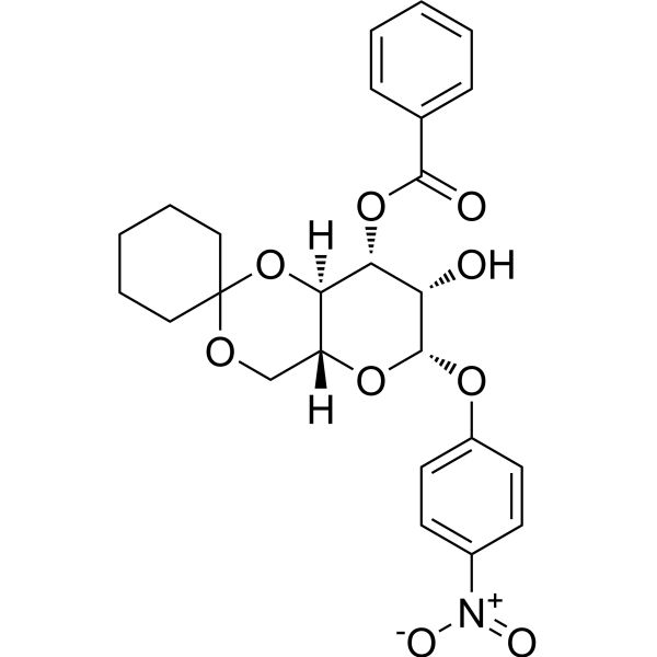 β-D-Mannopyranoside,4-nitrophenyl 4,6-O-cyclohexylidene,3-benzoate 102717-17-9